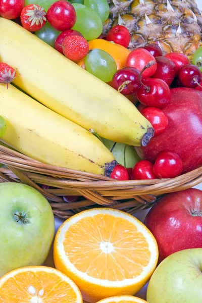 stock image Punnet with fruits