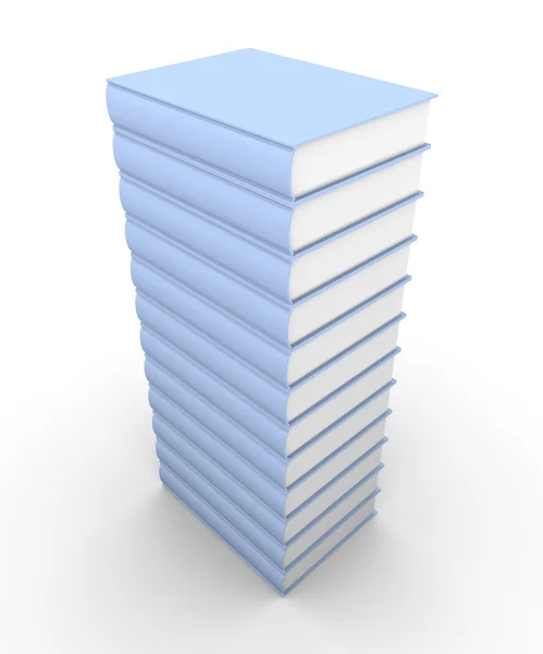 Stack of coloured books — Stock Photo, Image
