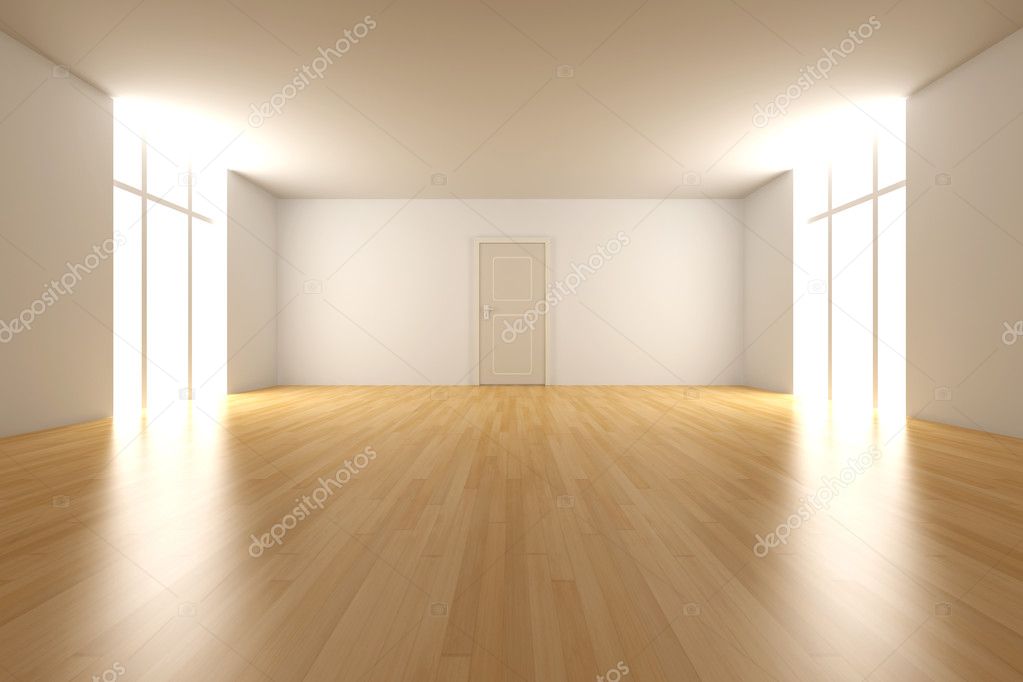 Door in a empty room — Stock Photo © Spectral 2418900