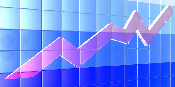 Groeiende statistieken groeiende statistieken — Stockfoto