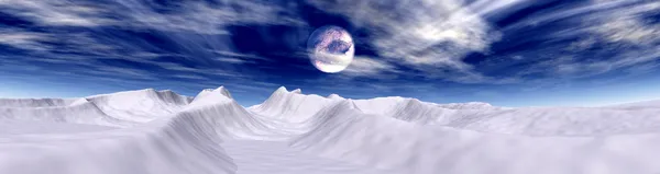 Αρκτική φεγγάρι — Φωτογραφία Αρχείου