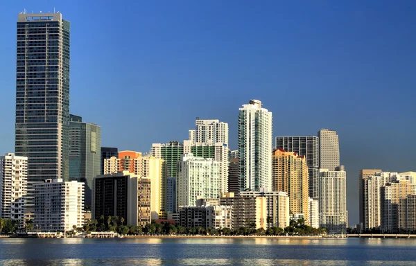 Miamis skyline — Stockfoto