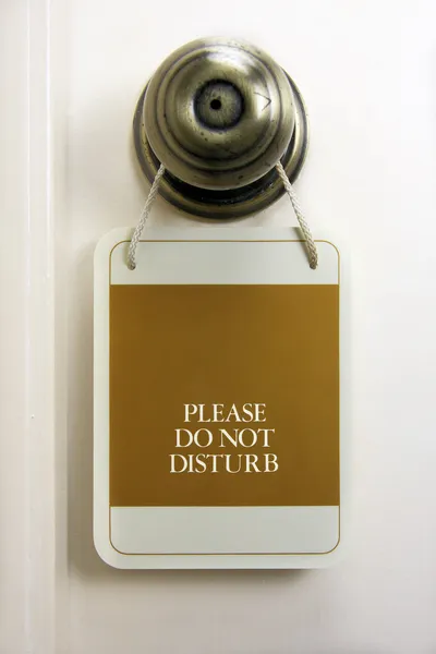 Do not Disturb Sign — Stock Photo, Image