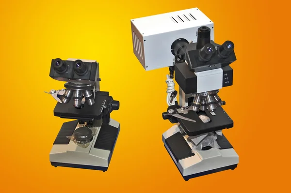 2 mikroskopy — Zdjęcie stockowe