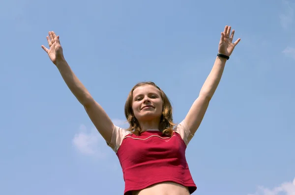 stock image Touching the sky