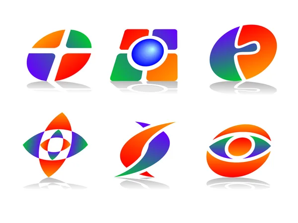 Набор логотипов — стоковый вектор
