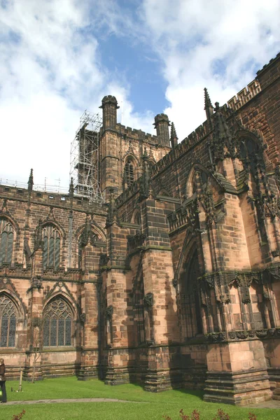 Alte englische Kathedrale — Stockfoto