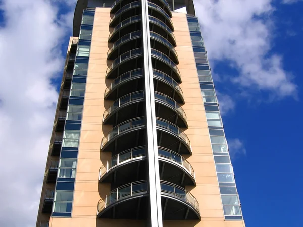 Modern appartement gebouw in manchester — Stockfoto