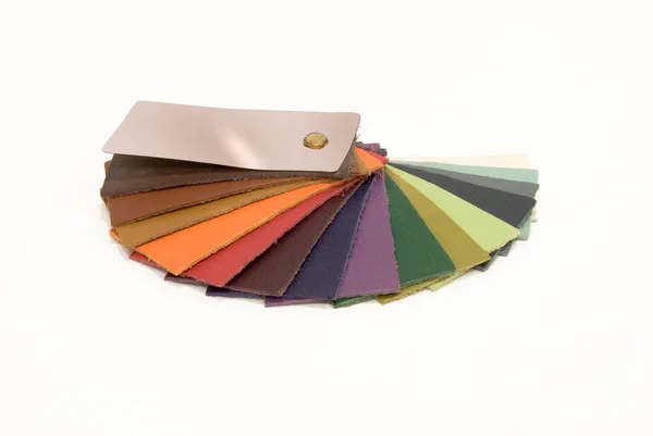 stock image Leather Sample Colors Catalogue