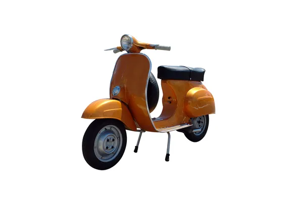Vintage scooter (yol dahil) — Stok fotoğraf