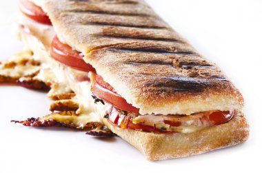 Panini sandwich clipart