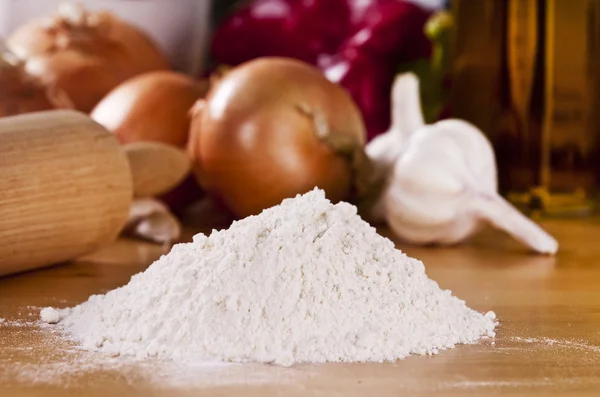 stock image Preparing pizza