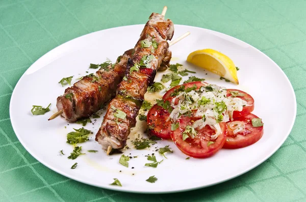 Gegrilde kebab — Stockfoto