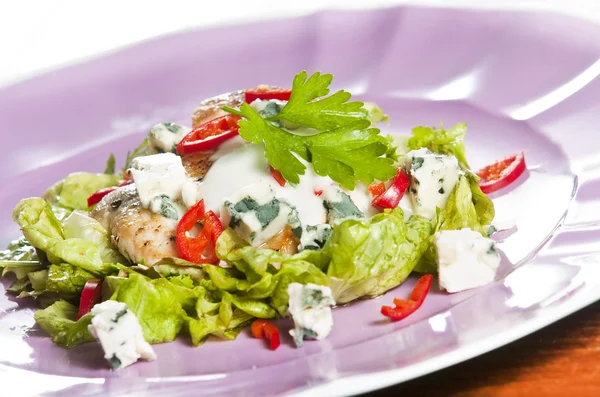 Izgara Tavuk Salatası — Stok fotoğraf