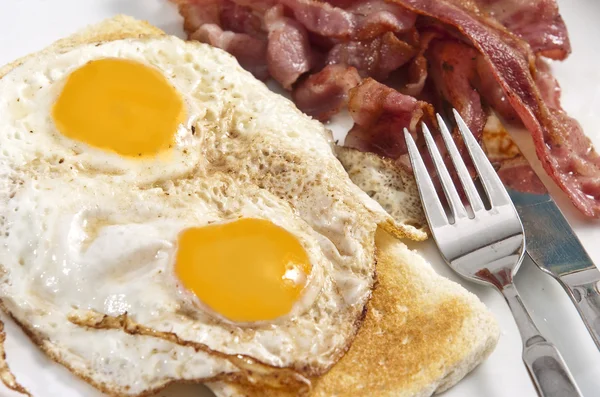 베이컨 과 달걀 — 스톡 사진