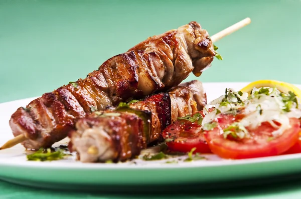 Kebab a la parrilla Imagen de stock