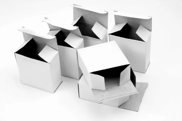 Krabice — Stock fotografie