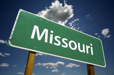 Missouri yeşil yol levhası