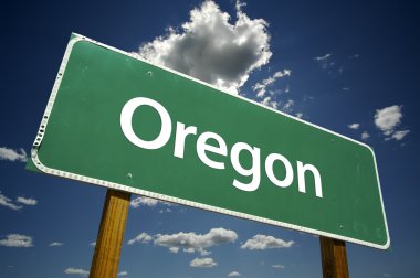 Oregon Road Sign clipart