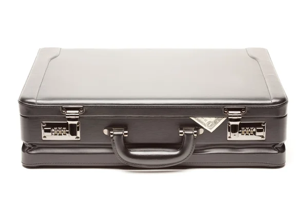 Large Black Briefcase Isolated — Stock Photo, Image