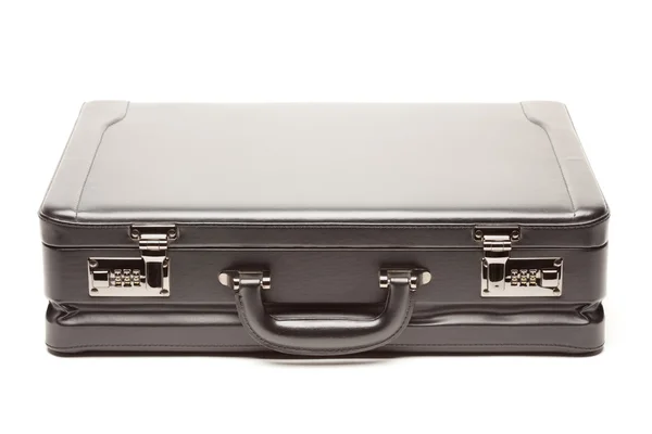 Large Black Briefcase Isolated — Stock Photo, Image