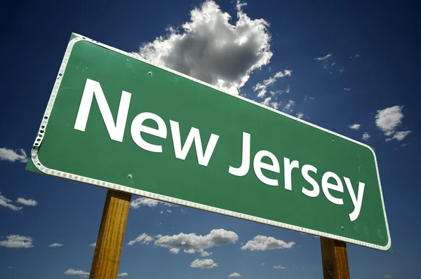 Señal de carretera de Nueva Jersey — Foto de Stock