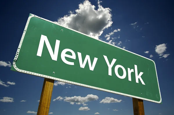 Panneau de signalisation New york — Photo