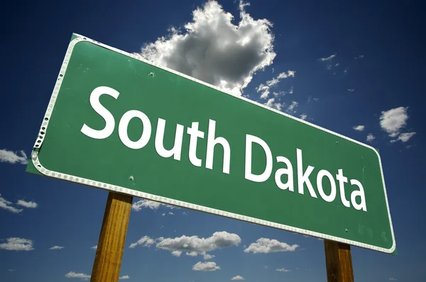 Dakota do Sul sinal de estrada — Fotografia de Stock