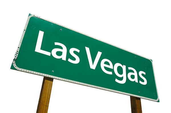 Las Vegas sinal de estrada em branco — Fotografia de Stock