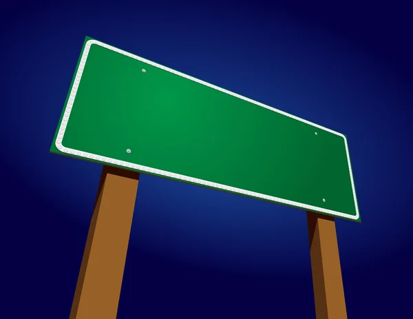 空白緑道の記号の図 — ストックベクタ