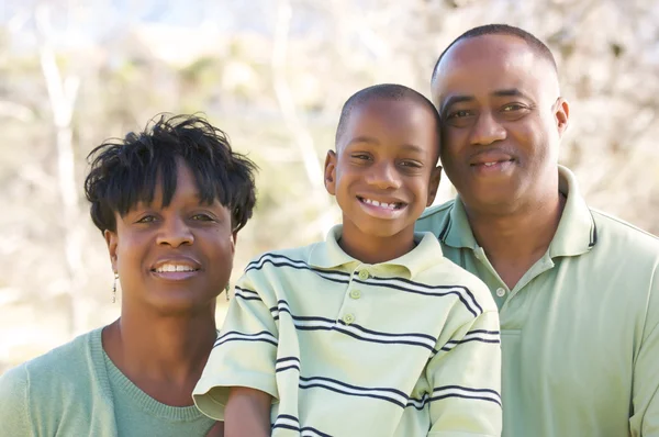 Szczęśliwe rodziny african american — Zdjęcie stockowe