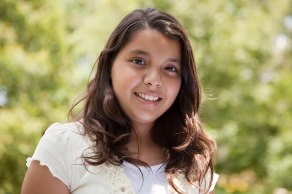 Cute Happy Hispanic Girl — Stock Photo, Image