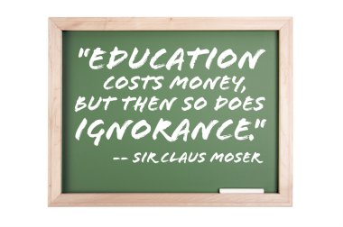 Education Quote Series Chalkboard clipart