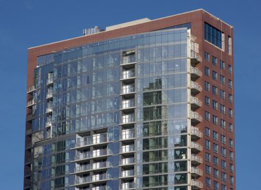 Modern High-Rise Condominiums clipart