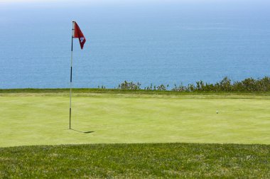 View from Torrey Pines Golf Course clipart