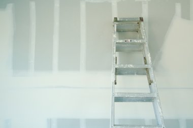Sheetrock Drywall and Ladder Abstract clipart