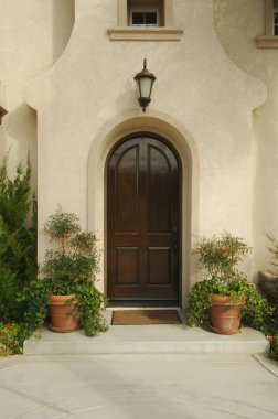 Home Doorway and Patio clipart