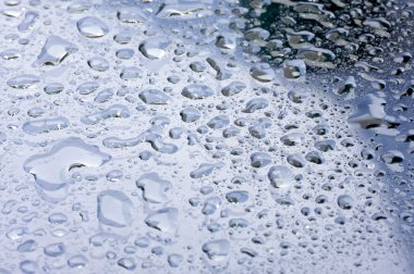 Water Drops on Glass clipart