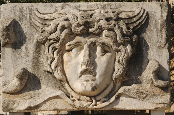 Rilievo del volto da Efeso, Turchia — Foto Stock