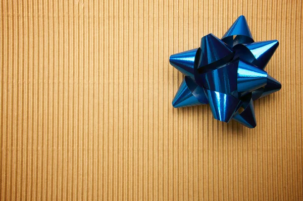 Corrugated Gift Box Background — Stock Photo, Image