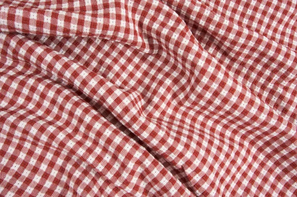 빨간색과 흰색 피크닉 담요 — 스톡 사진