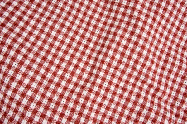 Koc piknikowy czerwony i biały — Zdjęcie stockowe