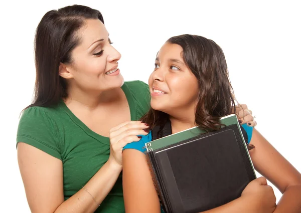 Stolt spansktalande mor och dotter — Stockfoto