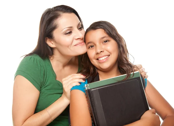 Proud Hispanic Mother and Daughter — Stock Photo, Image