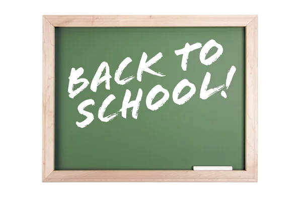 Voltar para a escola Chalkboard em branco — Fotografia de Stock