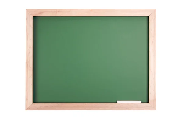Lege schoolbord geïsoleerd op wit — Stockfoto