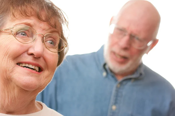 Angry Senior Couple in a Terrible Fight — Stock Photo, Image