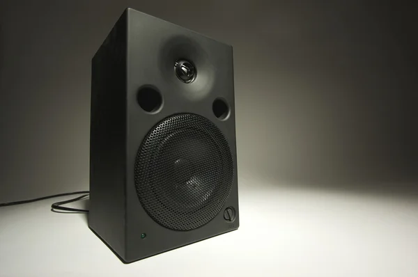 Abstract of Stereo Speaker on Grey — Stock Photo, Image