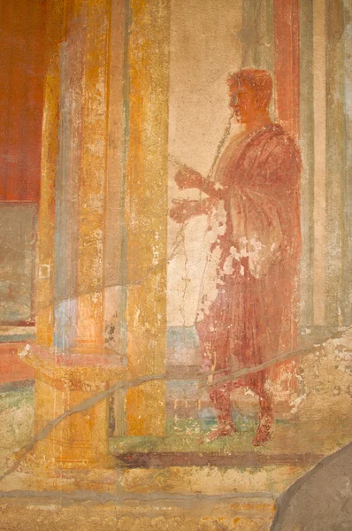 Affresco Rovine di Pompei — Foto Stock