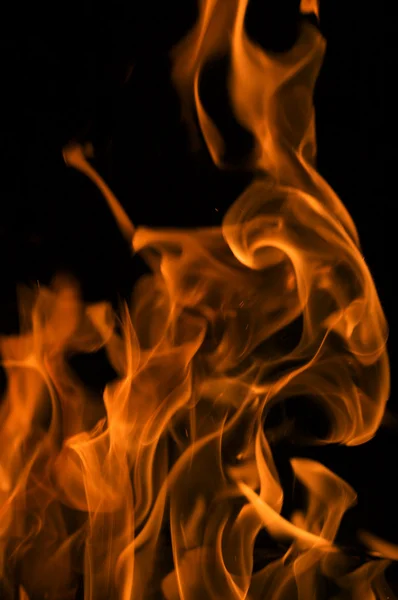 Abstract Macro of Flames Background — Stock Photo, Image